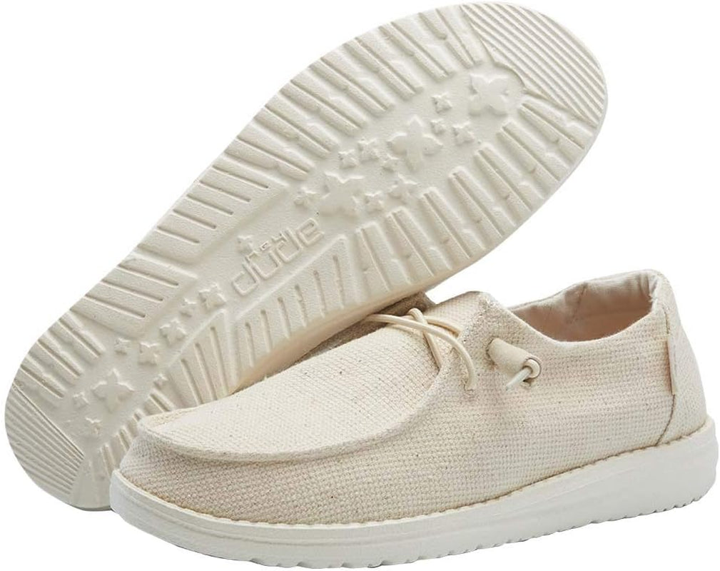 Women'S Wendy Cream Size 5 | Women’S Shoes | Women’S Lace up Loafers | Comfortable & Light-Weight
