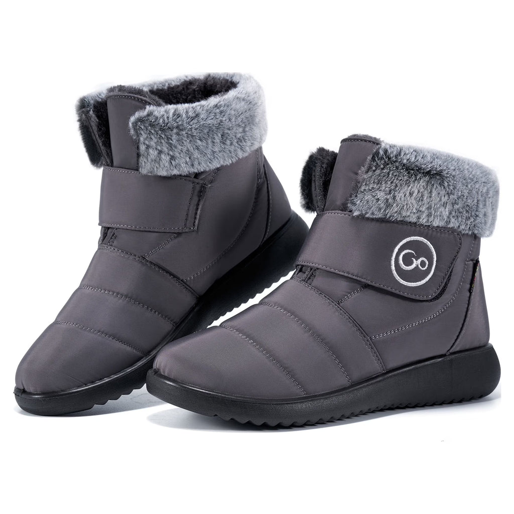 Women Snow Boots Winter Shoes Slip on Boots for Women Waterproof Booties Comfortable Outdoor anti Slip Shoes