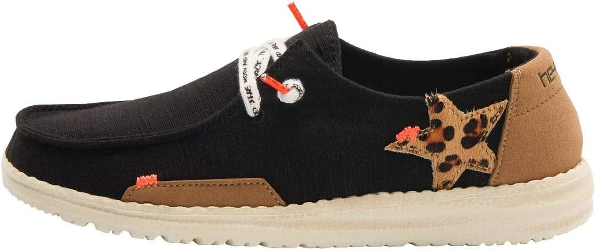 Wendy Star Loafers for Little, and Big Kid - Textile Upper with Lace Detailing, Removable Insole, Chic and Nice