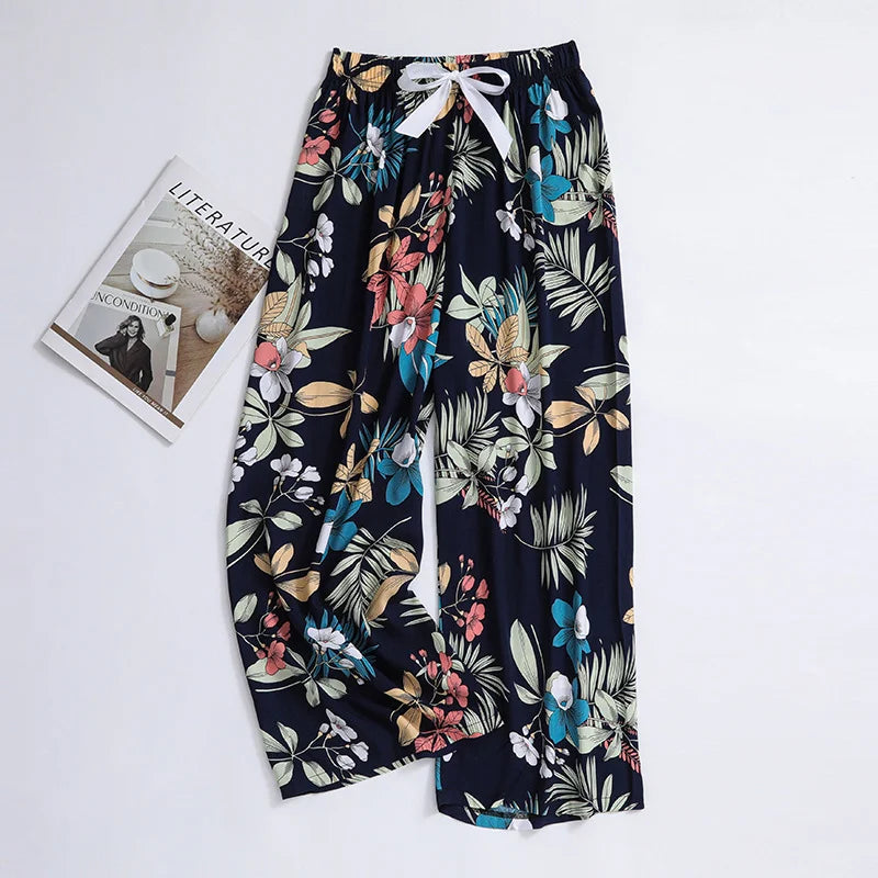 2026 Women Casual Loose Cozy Pants Elastic Pants Feet Harem Pants Sweatpants Pants Summer Beach Pants Elastic Waistband