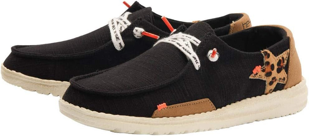 Wendy Star Loafers for Little, and Big Kid - Textile Upper with Lace Detailing, Removable Insole, Chic and Nice