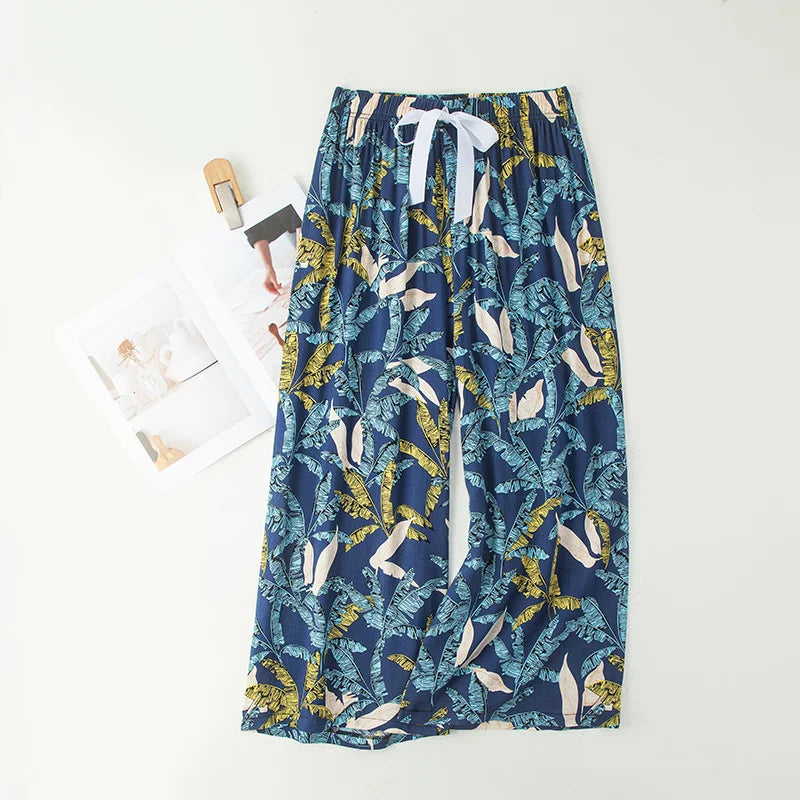 2026 Women Casual Loose Cozy Pants Elastic Pants Feet Harem Pants Sweatpants Pants Summer Beach Pants Elastic Waistband