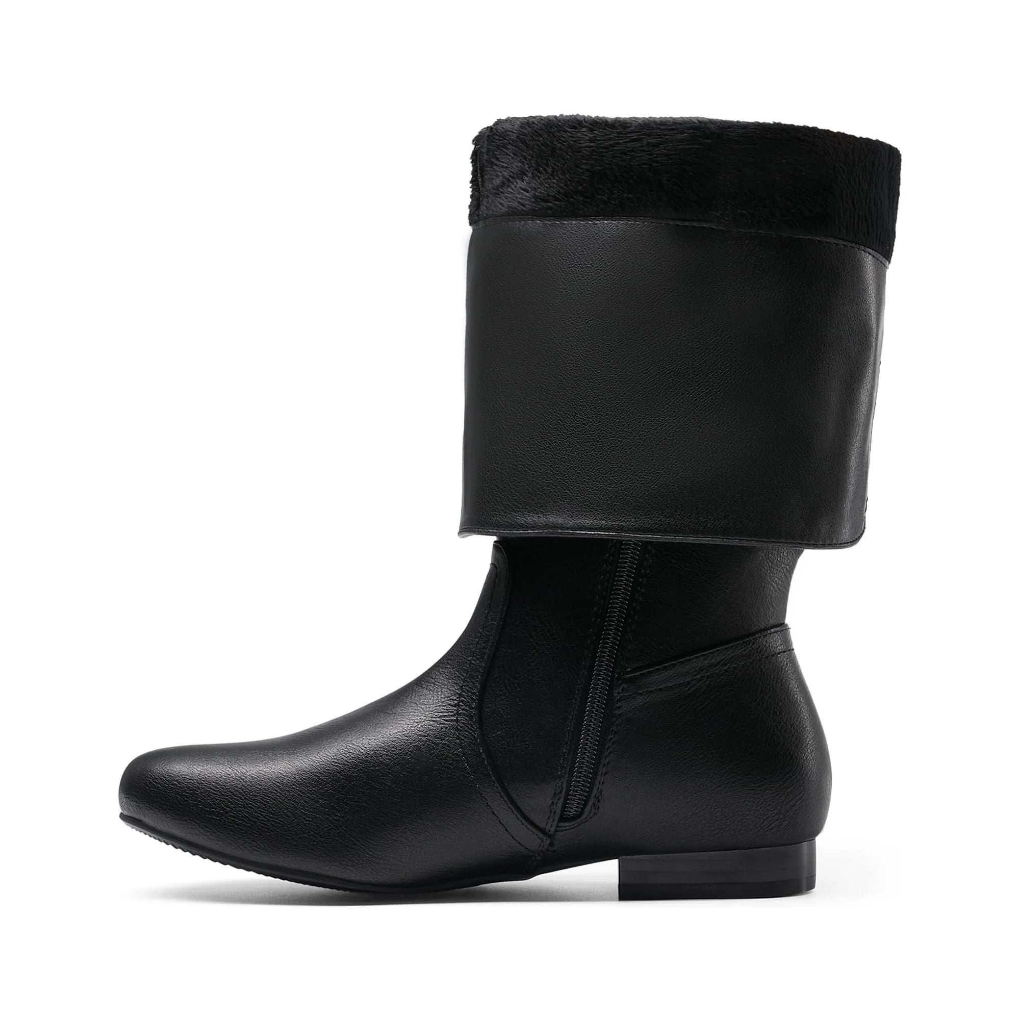Women'S Knee High Pull on Riding Boots, Wide Calf Available