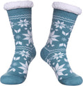 Fuzzy Slipper Socks for Women with Grips Cozy Soft Winter Non Slip Warm Socks