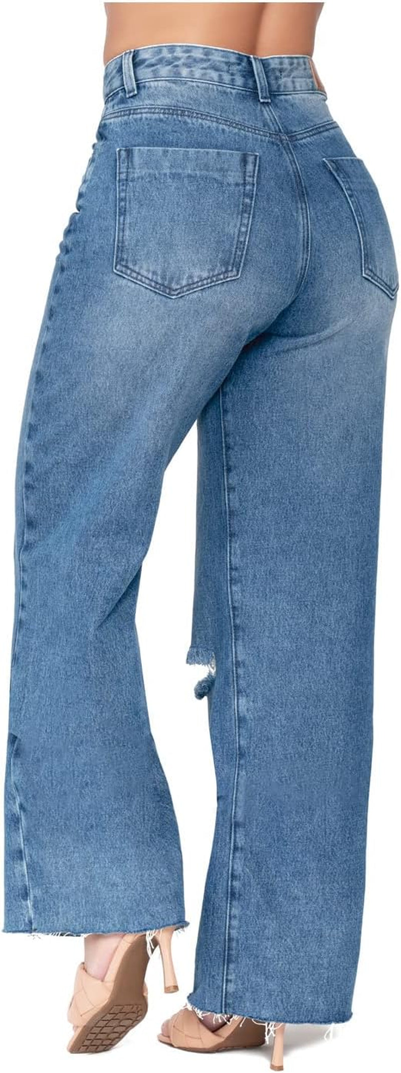 High Waisted Jeans for Women | Pantalones Colombianos Levanta Cola | Butt Lifting Jeans